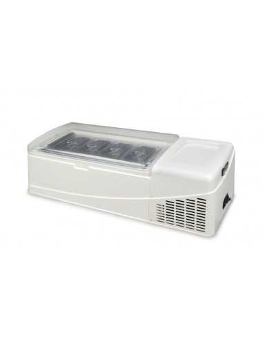 Espositore gelato - Capacità max 8 vaschette -...