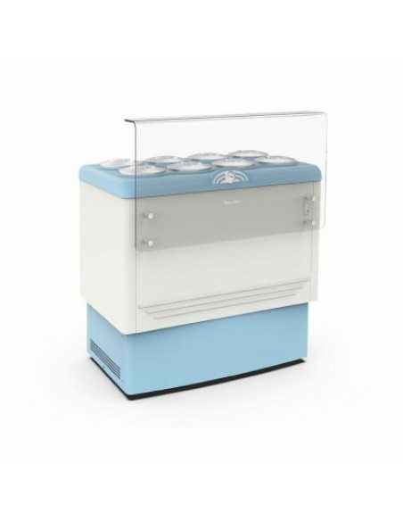 Conservator - Capacity n. 8 stainless steel jugs 7.5 liters - Temperature -5°-20°C - 110.5 x 71.3x 103 h cm