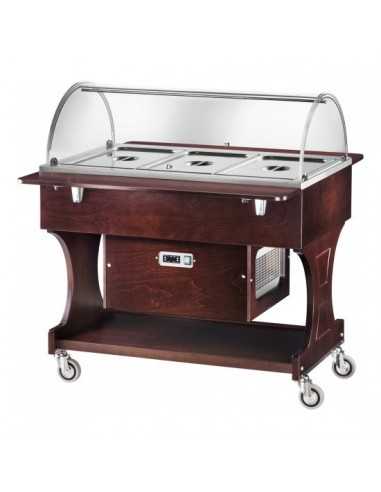 Carrello refrigerato - In legno multistrato -...