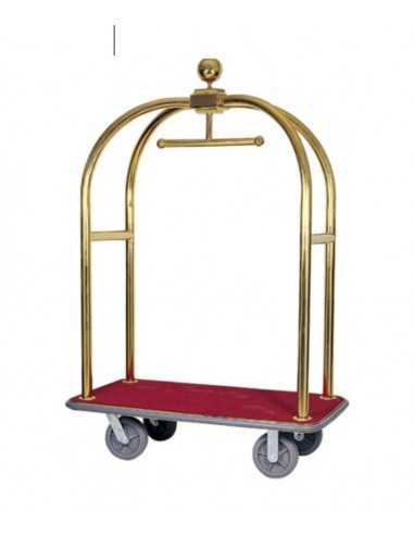 Trolley portavaligie e portabiti - Base in wood...