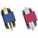 Puntale - MOD. PU5195DB - Puntale dorato con nastro blu