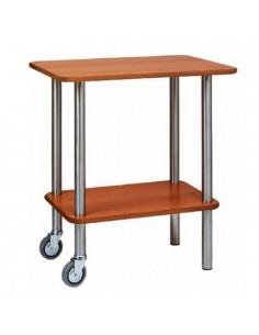 Carrello gueridon due piani Noce o Wengè - N. 2 piani -...
