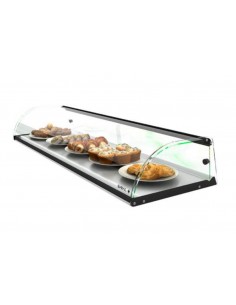 Vetrina neutra - N.1 piano espositivo in acciaio inox -...