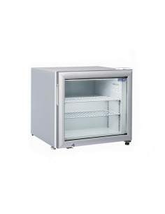 Freezer verticale - Bianco - Porta a vetro - Temp....