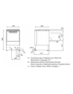 Lavabicchieri - Senza pompa - Cesto quadro cm 35 x 35 -... 2