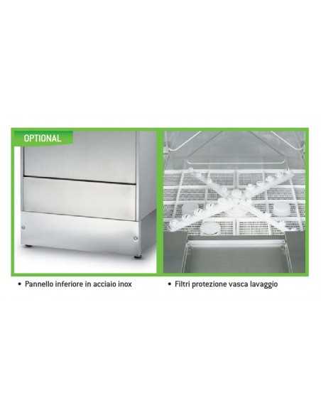 Lavavajillas - Sin bomba - Cesta cuadrada cm 50 x 50 - Altura útil cm 32 - cm 59 x 60 x 81.4 h