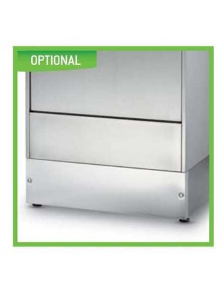 Lavabicchieri - Con pompa di scarico - Cesto tondo Ø cm 41 - Altezza utile cm 29 - cm 47.5 x 50.5 x71.9 h