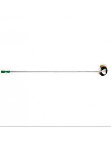 Brass brush - swivel - half-moon - Size 170 cm h