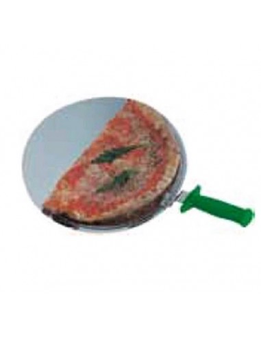 Paleta de acero para servir pizza - Dimensiones cm Ø 50 a 8 porciones