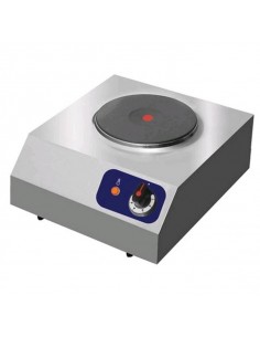 Piano cottura elettrico - N. 1 piastra cm Ø 23 - Monofase...