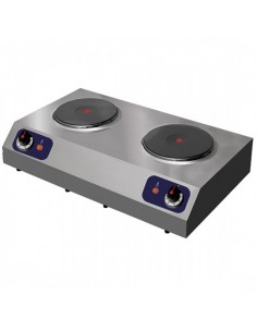 Electric cooker - No. 2 plates Ø cm 23 - Three-phase...