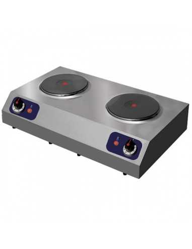 Piano cottura elettrico -  N. 2 piastre Ø cm 23...
