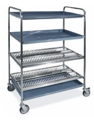 Dish drainer trolley - Dishes diameter 16 ÷ 26...