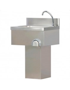 Column hand washers - Knee control - size cm 50 x 40x 80h
