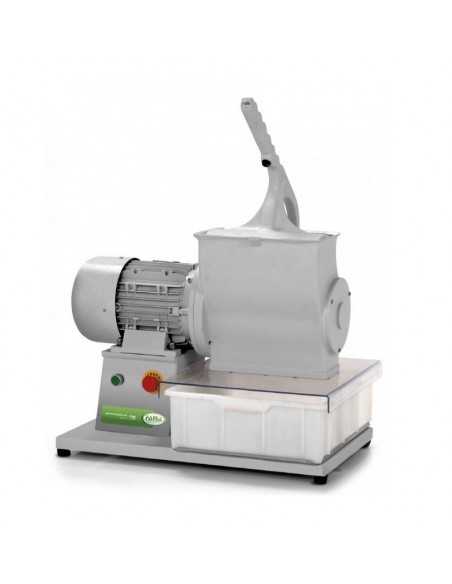 Grater - Production rate kg 120 - Power Kw 3 (4.00 Hp) - Mouth grater mm 300 x 160 - Roll grater stainless steel punched - Three