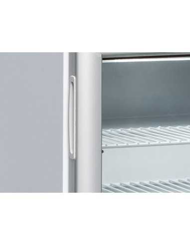 Freezer verticale - Bianco - Porta a vetro -...