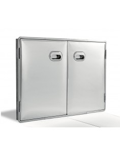 Double handles for positive temperature benches