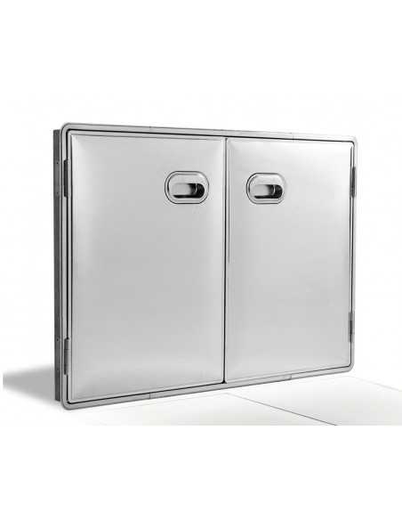 Double handles for positive temperature benches