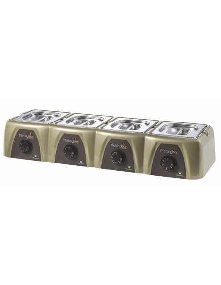 Chocolate dumplings - No. 4 capacity tanks Liters 1.5 - Removable trays and lids - cm 79 x 26 x 13.5 h