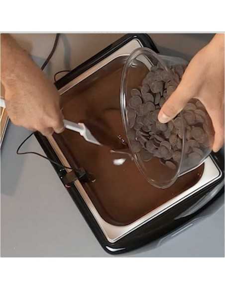 Sciogli cioccolato - digitale - N. 1 vasca capacità   Litri 9 - Vasca e coperchio removibile -  cm 39.5 x 45 x 13.5 h