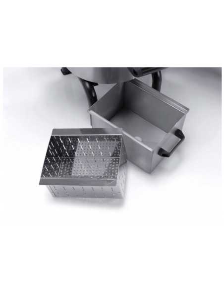 Cleaning - With drawer - Load capacity Kg 18 - Oral production Kg 250 - Power Kw 0.65 (Hp 0.90) - Triphase - Cm 53 x 66 x 120 h