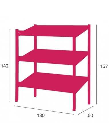 Pantalla de pared - Estantes inclinados - Para...