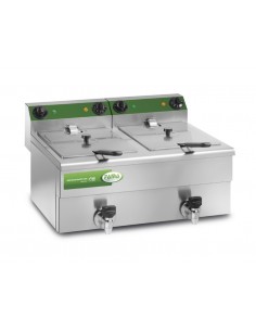Electric fryer - With tap - Capacity tanks liters...