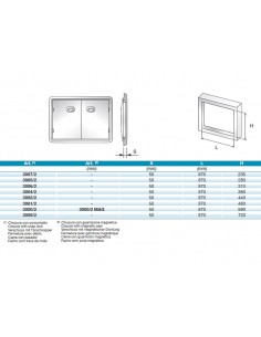 Puertas dobles para mostradores de temperatura positiva -... 2