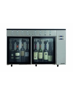 Wine dispenser by the glass for 8 bottles