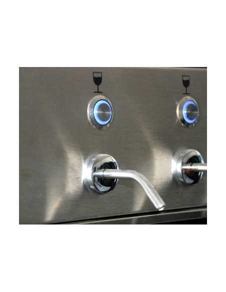 Dispensador de vino por copa para 4 botellas.
