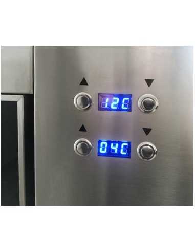 Azotatrice ed erogatore di vino al calice per 4 bottiglie