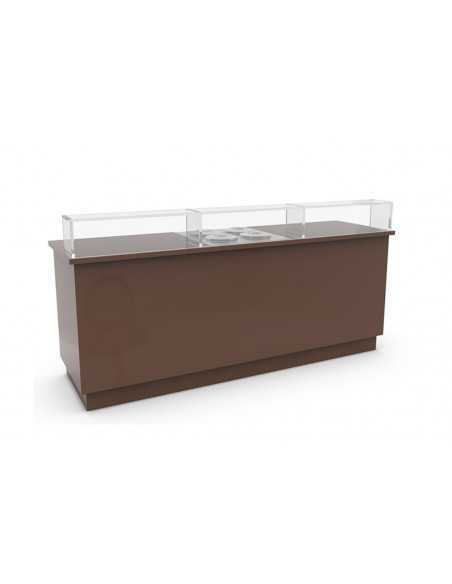 Conservatore - Capacità  4 carapine da litri 7.5 - Da incasso -  Cm 65,3 x 64,6 x 100 h