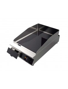 Fry top vetroceramica con piano liscio ad infrarossi cm 41 x 67 x 12 h 2