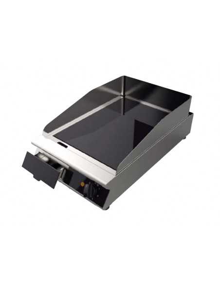 Fry top vetroceramica con piano liscio ad infrarossi cm 41 x 67 x 12 h