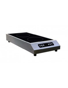 Snack induction plate - 2 vertical areas - cm 66.5 x 31 x...
