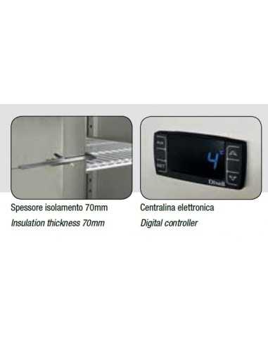 Armario refrigerado ventilado GN 2/1 -...