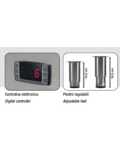 Tavolo refrigerato - Capacità  lt 417 - Temperatura -18... 2