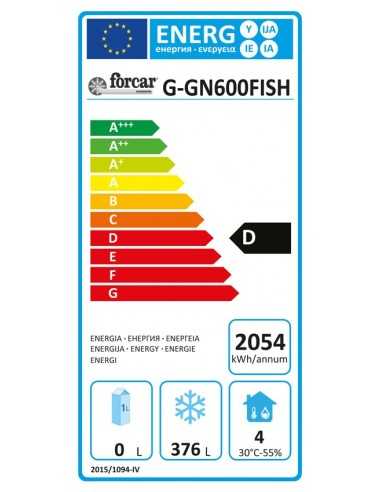 Refrigerator cabinet for fish - energy class d...