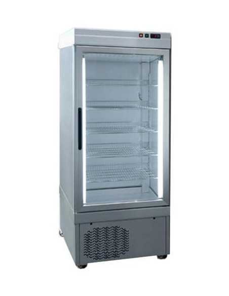 Vetrina espositiva per pasticceria - Ventilato Positivo - Temp. -5/+10°C - 1 lato espositivo - cm 76 x 76 x 191h