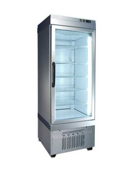 Exposition glass for pastry - Ventilate Positive - Temperature -5/+10°C - 1 exhibition side - cm 67 x 64 x 191h