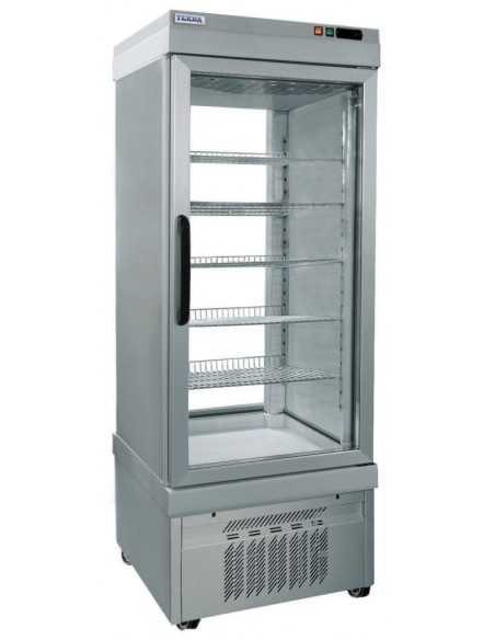 Pantalla de crema de hielo - Temperatura +2/+10°C - Refrigeración estática - cm 76 x 76 x 186h