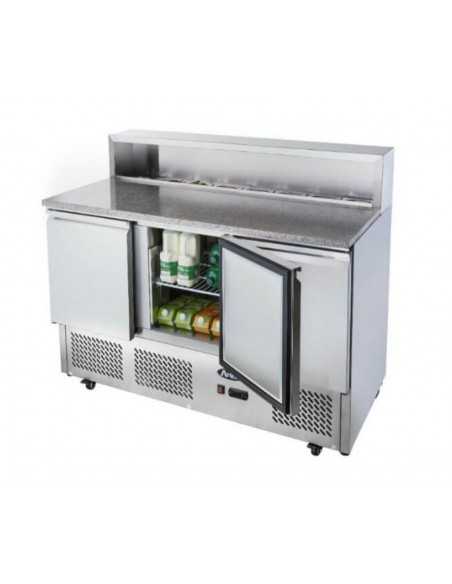 Banco pizza 3 porte - Porta ingredienti - cm 135.6 x 70 x 115.7 h