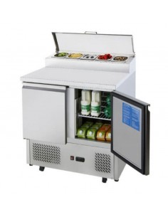 Mostrador para pizza de 2 puertas - Porta ingredientes - cm 90 x 70 x 110,5 h 2