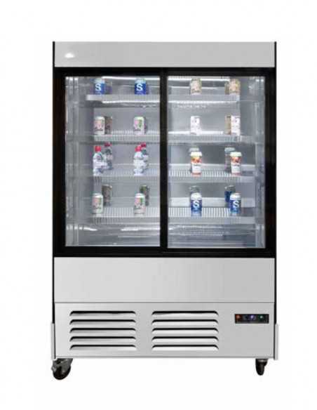 Refrigerated wall - Temperature 0°/+8°C - For cold cuts and dairy products - Ventilate - 4 shelves - cm 100 x 61 x 191 h