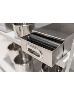 Superb coffee background drawer - Linea 3000 - Stainless... 2