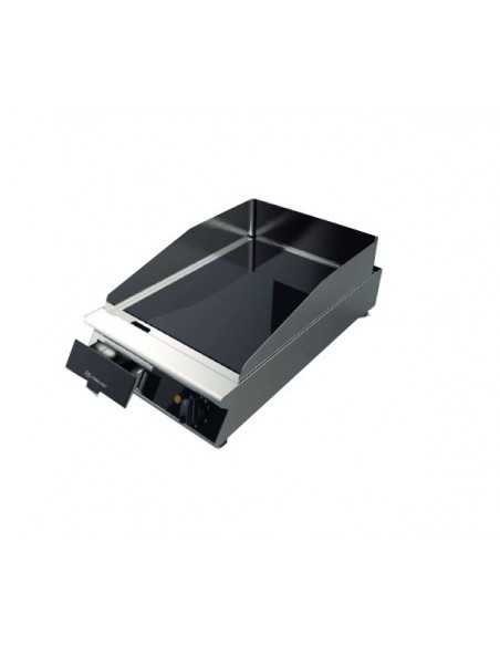 Fry top vetroceramica con piano liscio ad infrarossi cm 41 x 67 x 12 h