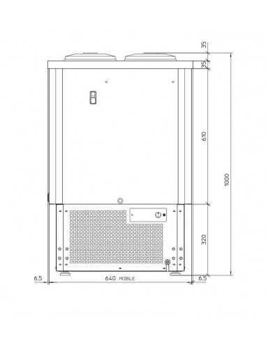 Conservator - Capacity 10 stainless steel tubs...
