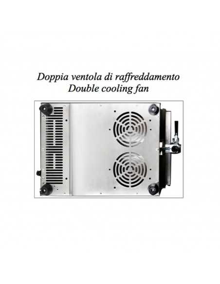 Freidora de inducción - Capacidad aceite 8lt - Grifo - cm 28.8 x 47.8 x 41 h