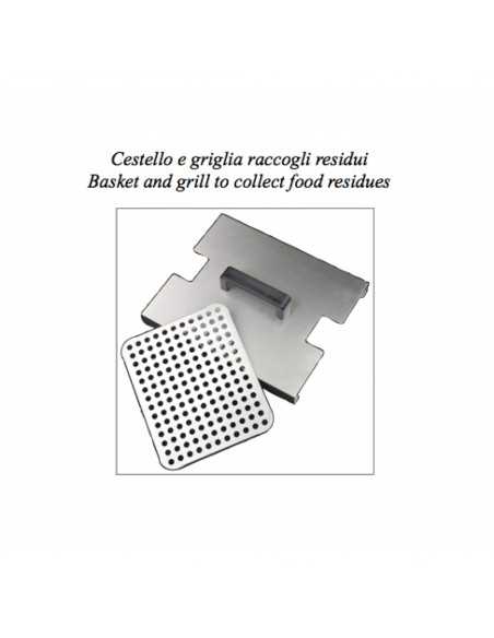 Friggitrice a induzione - Capacità  olio 8lt - Rubinetto - cm 28.8 x 47.8 x 41 h