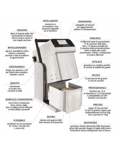 Processore ed emulsionatore di cibi surgelati-...